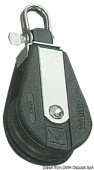Viadana Plastinox Wire Block with Hard Anodized Aluminium Sheave for Steel Cable up to 4-6 mm