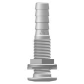 TruDesign Skin Fittings with Tails - 1/2" x 16 mm, White