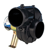 Jabsco 35770-0092 - 12V 4'' 100 mm Flex Mount Continuous Duty Blower, 7.1m³/min (250 CFM)