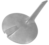 Zinc Anode Yamaha Outboard, Trim Tab (OEM 69L4537100)