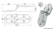 Osculati 38.445.05 - Hinges 2,5 mm