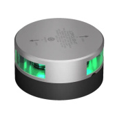 Lopolight 200-015G2-180 - Navigation Light 2NM 180° Green, Horizontal Mount, Silver Anodized