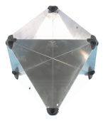 Allpa Aluminum Radar Reflector, Foldable, 415x305x305mm, Array: 10m², 900gr