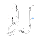 Vetus 16-7161 - Turbo Oil Return Line VD4