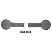 Goiot Cristal Plastic Pair Of Outside Handles, Without Mounting Kit
