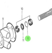 Nanni Diesel 970307479 - Oil Breather Shield for Sea Water Pump Assembly