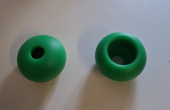 U-Rope Parrel Bead 45 mm Green