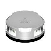 Lopolight 201-012-FB - Navigation Light 2NM 360° White, Silver w/FB Base
