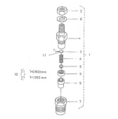 Nanni Diesel 970307395 - PIECE,NOZZLE for 4.220HE/5.250TDI