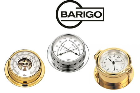 Barigo 15 in wall mount brass barometer made in Germany - Bid-Assets Online  Auctions