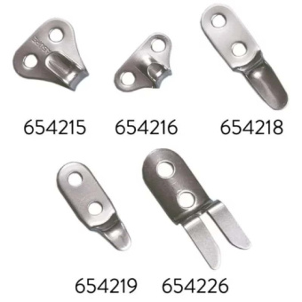 SeaSure 25.15 - Stainless Steel Lacing Hooks 25x25mm (20 pcs)