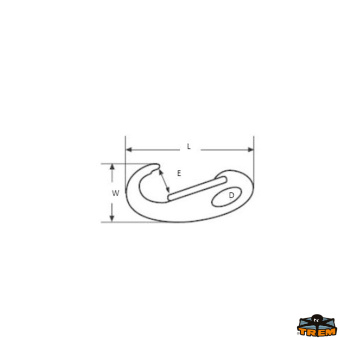 Trem M0632101 - Snap Shackle Length 100 mm