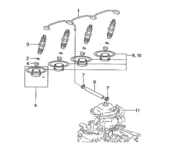 Nanni Diesel 970312308 - PIPE for 4.380TDI