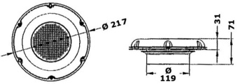 Osculati 53.636.00 - Solarvent automatic solar vent