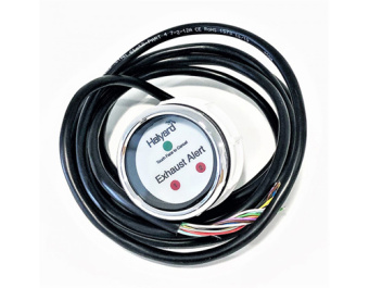 Halyard Exhaust Alarm System 2 Engines 1 Display, Removable Sensors with 16m Cable