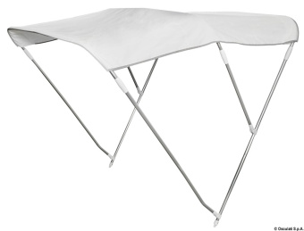 Osculati 46.909.42 - 3-arc Bimini High Ø 22 mm 185/195 cm White