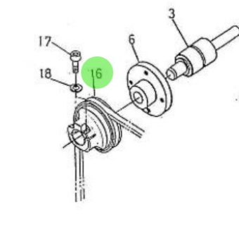 Nanni Diesel 95312183 - Fresh Water Pump Pulley for 5.250TDI Engines