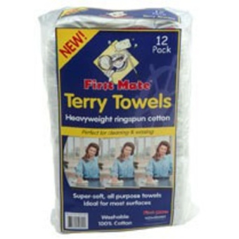 Plastimo 186887 - Cotton terry towels (X12)