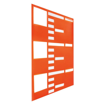 Calibration Stencil Plastic 58 x 41 cm