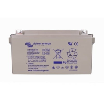 Victron Energy BAT412800084 AGM Deep Cycle Battery 12V 90Ah