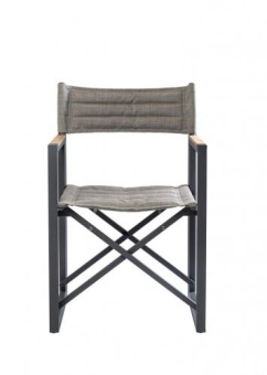 ARC Marine Director's Chair The Square Aluminium Jute