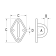 Ronstan RF529 Turned U-Bolt with Padeye Base