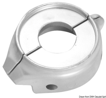 Volvo Penta 3888305/3888306 Saildrive Two-Piece Collar Zinc Anode Ø107 mm - Osculati 43.532.00