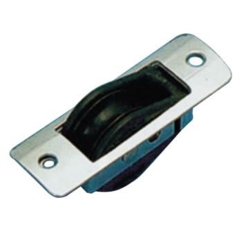 Allpa Stainless Steel Thru-Deck Single Block, Ø28, SWL=400kg