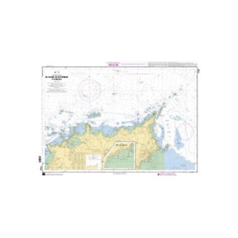 Plastimo 1037418G - Map SHOM 7418 G Unfolded Map: Sedimentology abords du Havre et d'Antifer