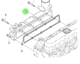 Nanni Diesel 970314898 - Intake Manifold for N4 Series Engines
