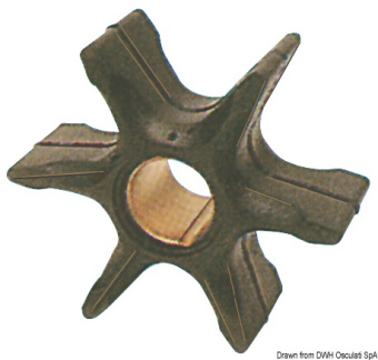 Evinrude 395864-435748 397131/435821 5001593 308 2 Strokes V4/V6 4 Strokes Sea Drive Outboard Impeller - Osculati 52.300.33