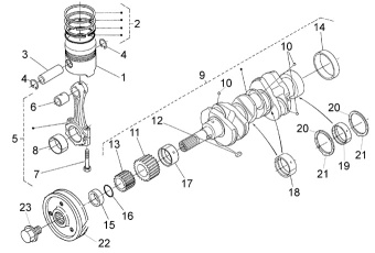 Nanni Diesel 970315021 - PISTON (=> N°KT08090423 ) for N3.30