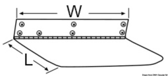 Osculati 51.253.03 - Lenco Super Trim Tab Kit 406 x 765 mm