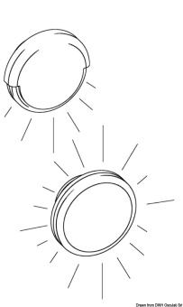 Osculati 13.426.10 - Tilly Ambient White LED Light 180°