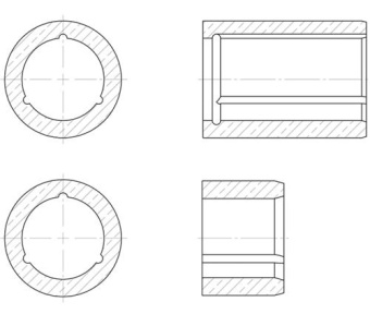 Grease Lubricated Bearing RG7 Ø45xØ60x45