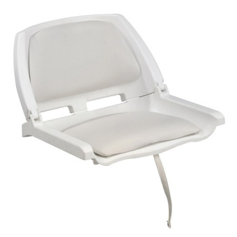 Plastimo 54830 - Traveler folding seat - White, 51 x 36 x 46 cm (L x H x W)