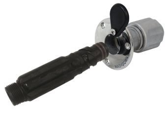 Johnson Pump 80-47507 – Stainless Steel Quick-Connect Wall Fitting for Deck Wash Pump, Faucet or Shower