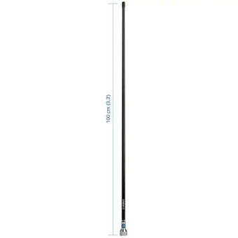 Scout Quick 1 3dB VHF Antenna 1.0m Black