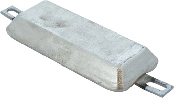 Vetus BOA Zinc Hull Anodes with Steel Strap