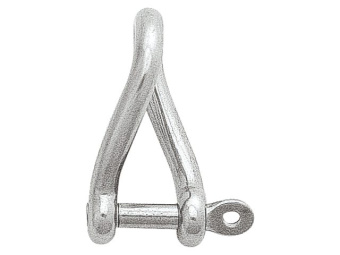 Talamex SS AISI 316 Twisted Shackle Short Captive Pin 5 mm
