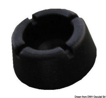Osculati 10.314.53 - Base for Button Made of Polyamide STAYPUT Press Clip Black (1000 pieces)