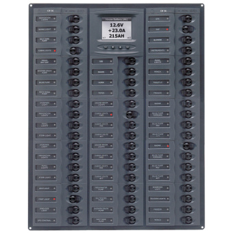 BEP M56-DCSM - Panel 12V 56 Breaker Vertical Mount With Digital Meter Millenium Series