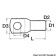 Osculati 14.035.17 - Eye power terminal cable 17 mm² (100 St)