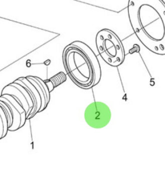 Nanni Diesel 970314797 - Ball Bearing for Injection Pump Camshaft