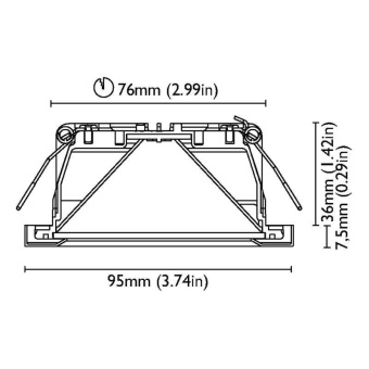 BCM Courtesy Light California95 Stainless Steel SCHR 6W 10-30V 3000K