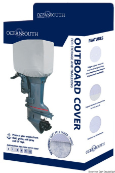 Osculati 46.537.04 - Oceansouth Grey Cover 30-60HP 2/4-Stroke Outboard