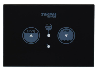 Tecma T-PF.P11T2B - SFT Multifunction Touch Toilet Control Panel 2 Button Black