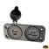 Trem L0624105 - Digital Voltmeter And Double USB A+C Socket Black Colour