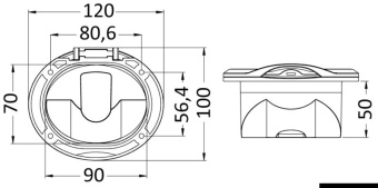 Osculati 15.275.21 - Nuvola Deck Shower With Keji Shower Nylon Hose 2.5m