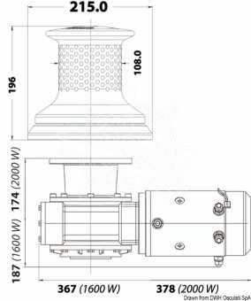Spare Deck Unit for Lewmar C4 & C5 Capstan - Osculati 02.522.03